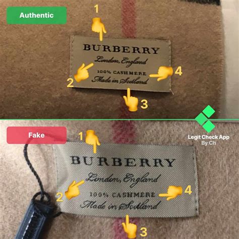 burberry scarf real vs fake|authentic burberry scarf tag.